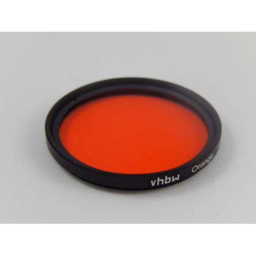 vhbw Filtre de couleur universel compatible avec les objectifs de filetage de 67mm - Filtre orange