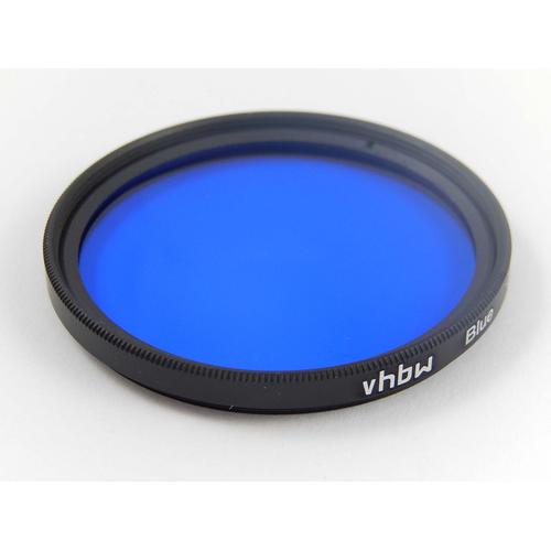 vhbw Filtre de couleur universel pour les objectifs de filetage de 52mm - Filtre bleu