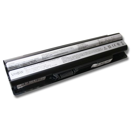 vhbw Li-Ion batterie 4400mAh (11.1V) noire pour ordinateur, PC Wortmann Terra Mobile 1766, 1773 comme BTY-S14, BTY-S15.