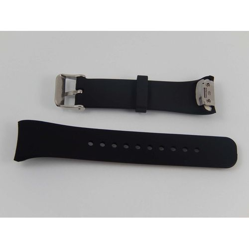 Vhbw Silicone Bracelet Noir Pour Smartwatch Traqueurs De Fitness Samsung Gear Fit 2 Sm-R360