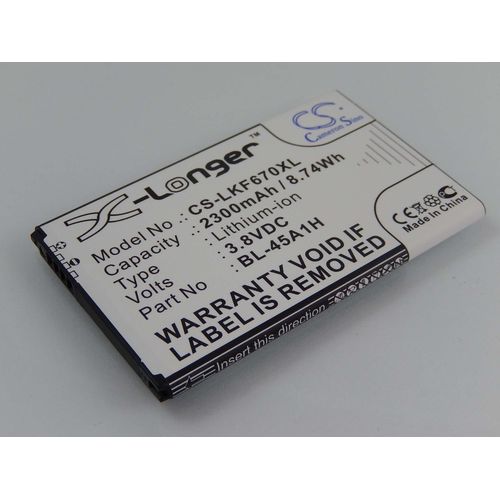 Vhbw Batterie Compatible Avec Lg K10 Lte, K410, K420n, K430dsy, K430n, L62vl, M2, Q10 Smartphone (2200mah, 3,8v, Li-Ion)