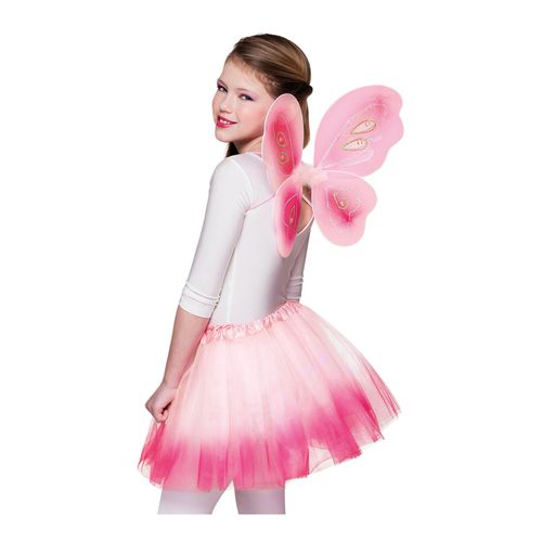 Ailes Et Tutu Rose Pastel Papillon Fille Taille Unique