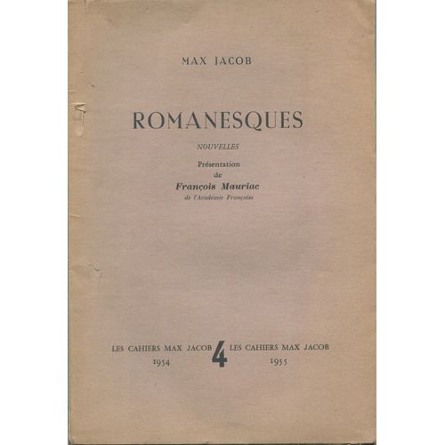 Romanesques. Nouvelles.