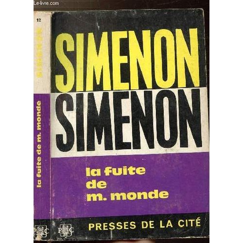 La Fuite De M. Monde - Collection Maigret N°12