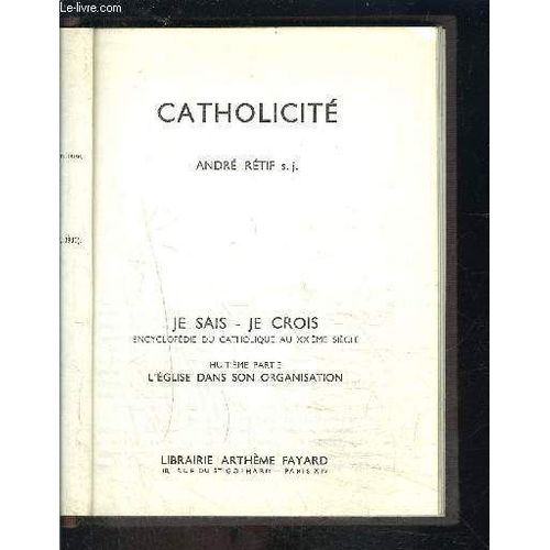 Catholicite- Je Sais- Je Crois N°8. 87
