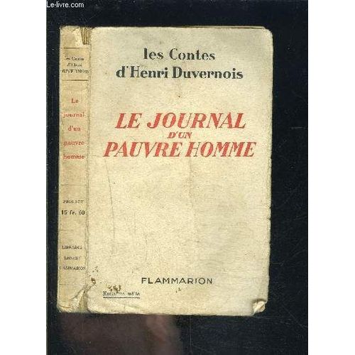 Le Journal D Un Pauvre Homme/ Les Contes D Henri Duvernois 1