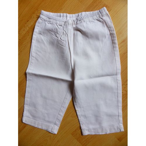 Pantalon Pas De Marque Coton 2 Ans Blanc