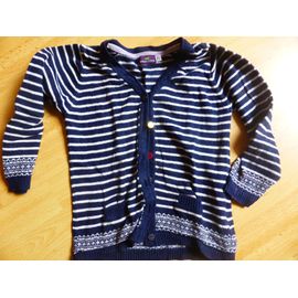 Gilet Sergent Major Viscose 5 Ans Bleu Marine