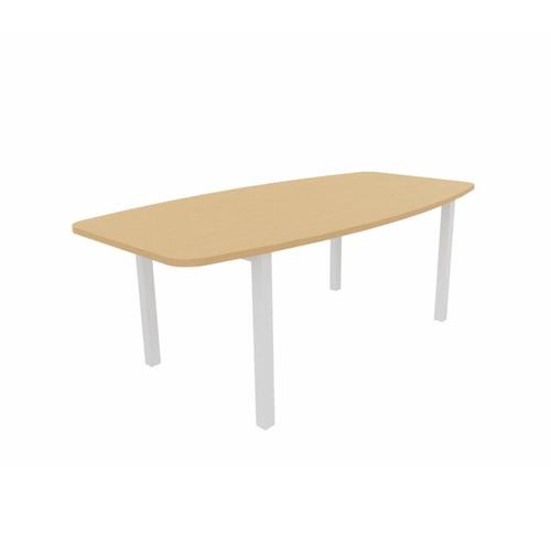 Table De Réunion Tonneau Skyline Blanc, Gris, Argile, Hêtre, Nebraska, Chêne Fil, Timber Ou Cèdre 200x72x100 Cm