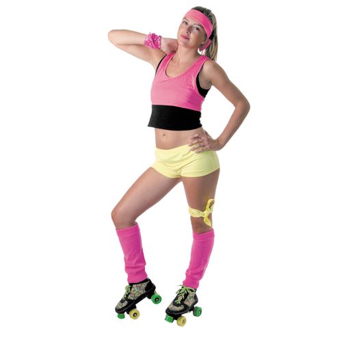 Mini Short Jaune Fluo Femme Taille Unique