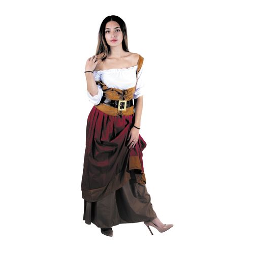 Déguisement Tavernière Médiévale Femme Taille Unique