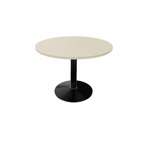 Table Ronde De Réunion Avec Pied Central Moka Noir