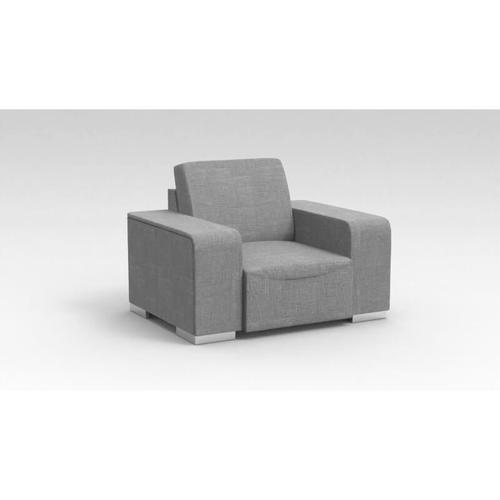 Fauteuil Design 1 Place En Tissu Gris Clair Sofiane Gris Clair