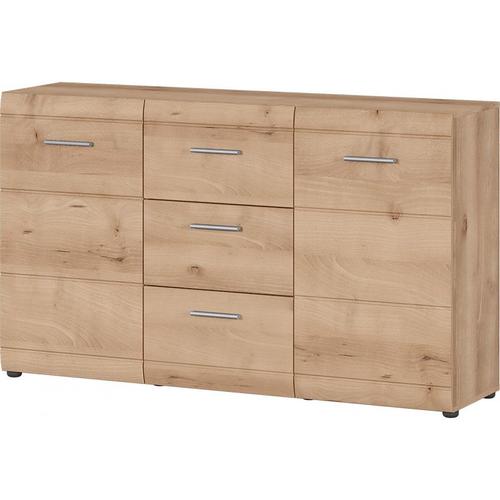 Buffet/Bahut Contemporain 144 Cm Coloris Hêtre Suzana Hêtre