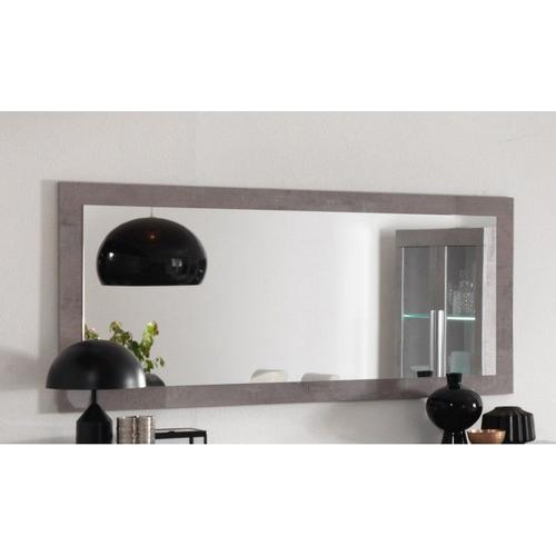 Miroir moderne laqué marbre 180 cm Odetta Marbré