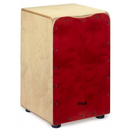 Stagg Caj-50m Rd - Cajon Rouge Moyen Format (+Housse)