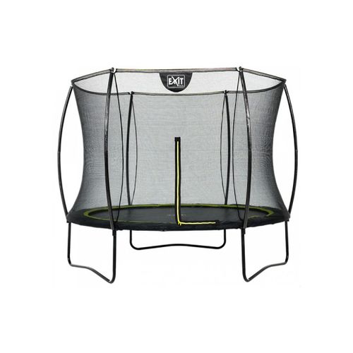 Exit Toys - Trampoline Avec Filet De Sécurité - Sur Pattes - Silhouette - Autour De - Ø427cm - Noir