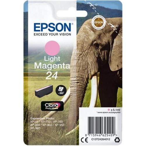 EPSON Cartouche T2426 - Eléphant - Magenta Clair