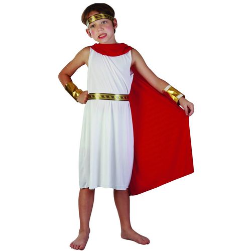 Déguisement Romain À Cape Garçon - Taille: M 7-9 Ans (120-130 Cm)