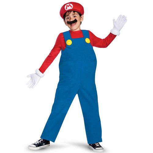 Déguisement Mario Deluxe Enfant 7 À 8 Ans