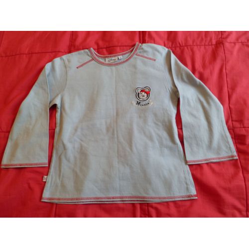 T-Shirt Manches Longues Taille 4 Ans Marque : Disney En Très Bon État