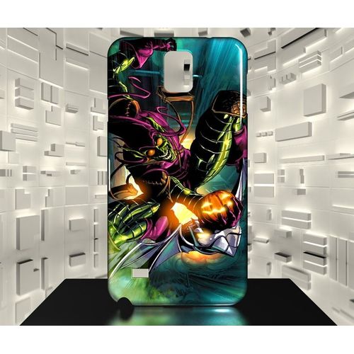 Coque Galaxy Note 4 Bouffon Vert Green Goblin Comics 01