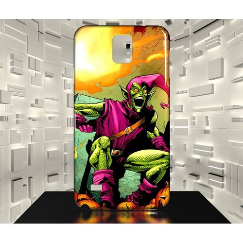 Coque Galaxy Note 4 Bouffon Vert Green Goblin Comics 02