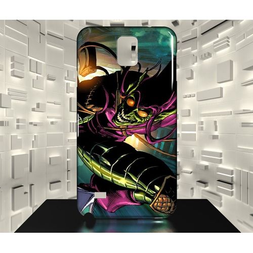Coque Galaxy Note 4 Bouffon Vert Green Goblin Comics 06