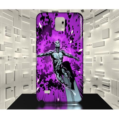 Coque Galaxy Note 4 Le Surfer D Argent Silver Surfer Comics 03