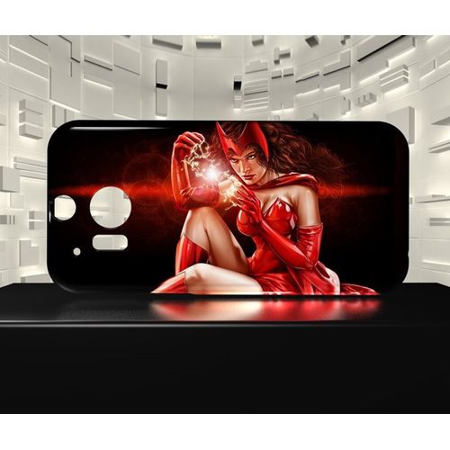 Coque Htc One M8 Sorciere Rouge Scarlet Witch Avengers Comics 01