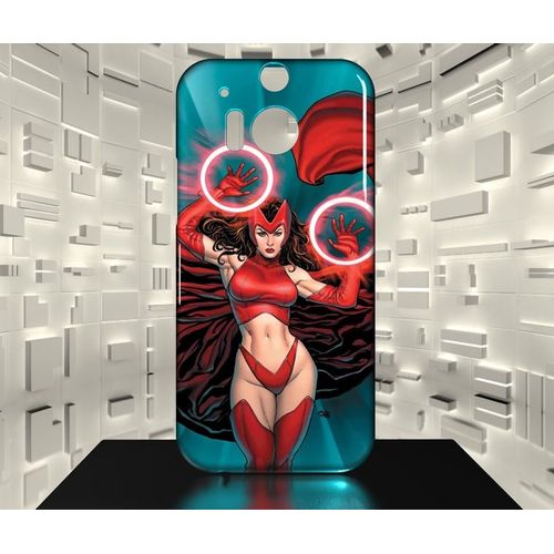 Coque Htc One M8 Sorciere Rouge Scarlet Witch Avengers Comics 03