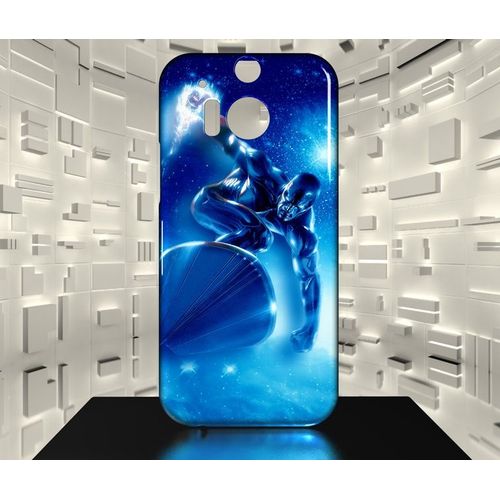 Coque Htc One M8 Le Surfer D Argent Silver Surfer Comics 01