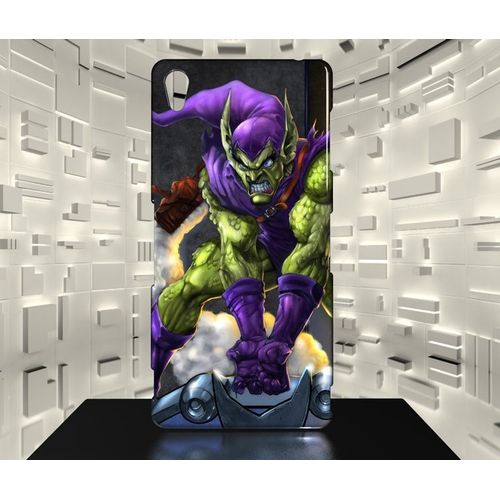 Coque Xperia Z3 Bouffon Vert Green Goblin Comics 03