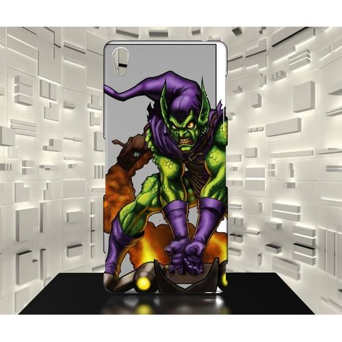 Coque Xperia Z3 Bouffon Vert Green Goblin Comics 07