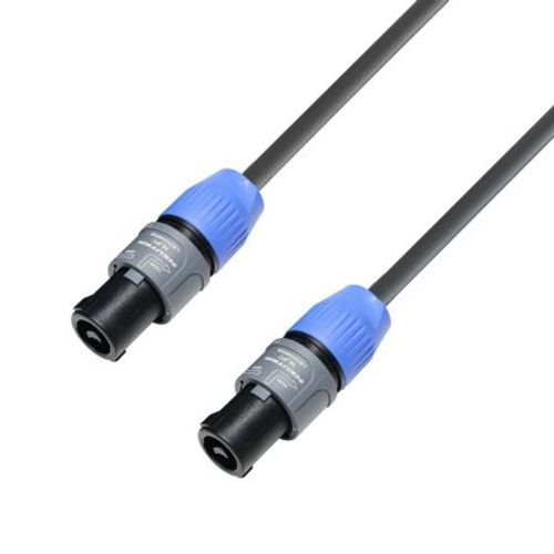 Adam Hall - K5S225SS1000 - Câble HP 2 x 2,5 mm² Neutrik Speakon 2 Points / Speakon 2 Points - 10.00 m