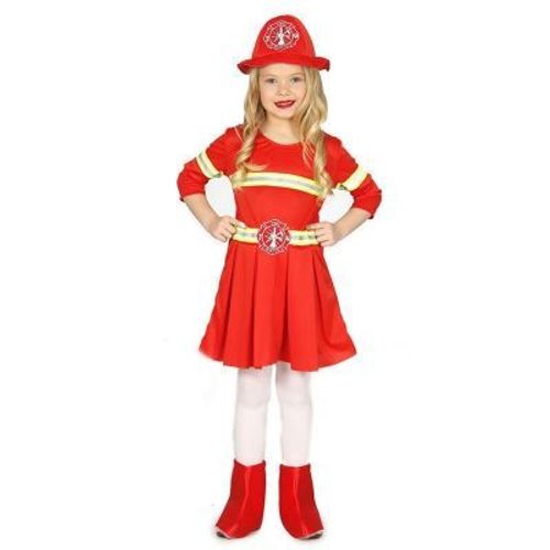 Déguisement Robe Pompier Fille 7 À 9 Ans
