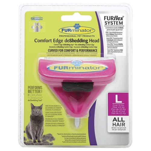 Furminator - Tête De Brosse Deshedding Furflex Comfort Edge Pour Chat De Grande Race - L