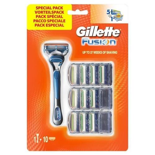 Gillette Fusion Razor + 11blades 