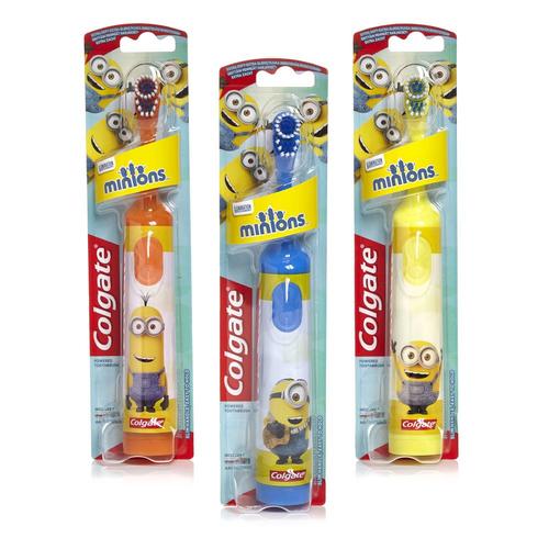 Colgate Toothbrush Electric Minions Yellow,Orange,Blue 