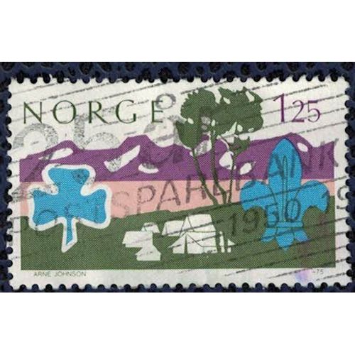 Norvège 1975 Oblitéré Used Scoutisme Jamboree Rassemblement De Scouts Su