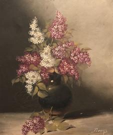 Huile Sur Toile - Signé Denys - Nature Morte