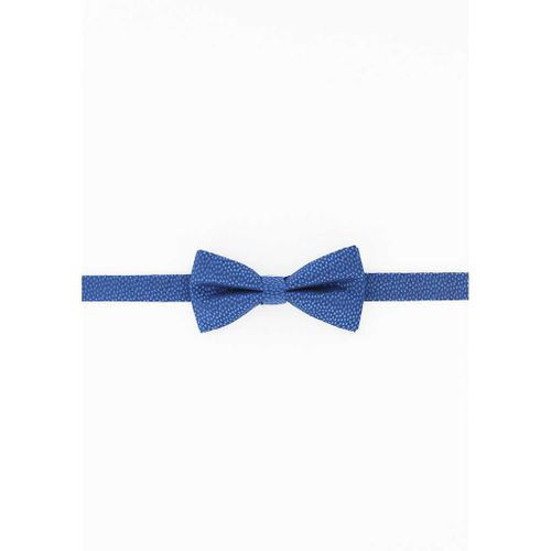 Cotton Park - Noeud Papillon Marine Motifs Caviar Bleu Royal - Homme