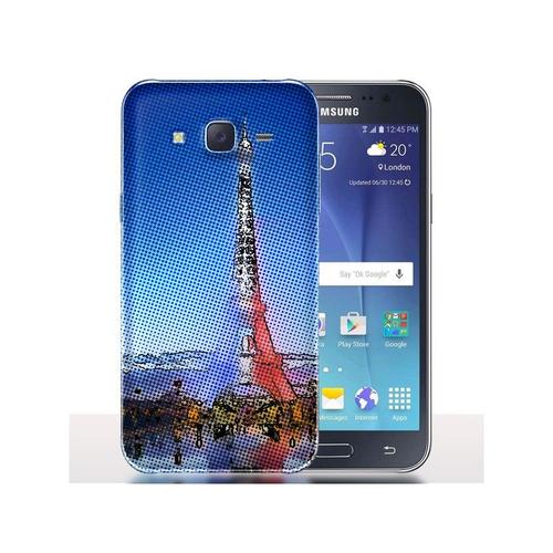 Coque Samsung J5 2017 Tour Eiffel Style Comic - Protection Anti-Chocs