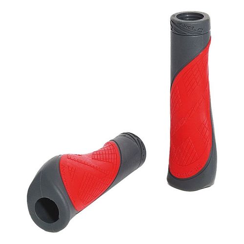 Poignées Xlc Comfort Bo2 Gr-S17 135 Mm Rouge Et Gris