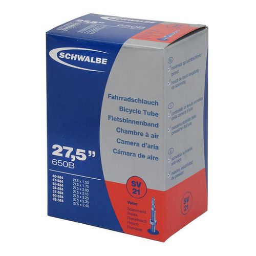 Chambre À Air Schwalbe Ch 27,5 X 1,50-2,40 Valve Schrader