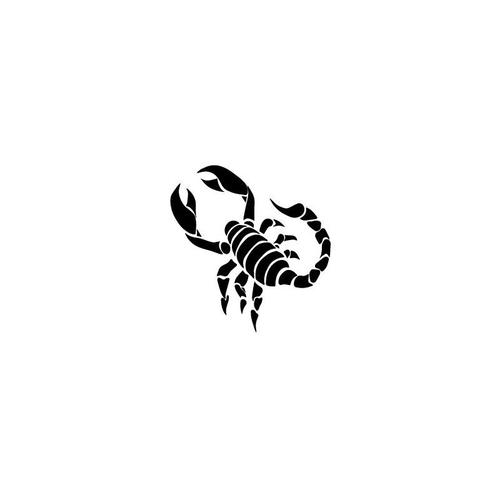 Logo Scorpion autocollant sticker adhésif logo 3 Taille:17 cm couleur blanc 