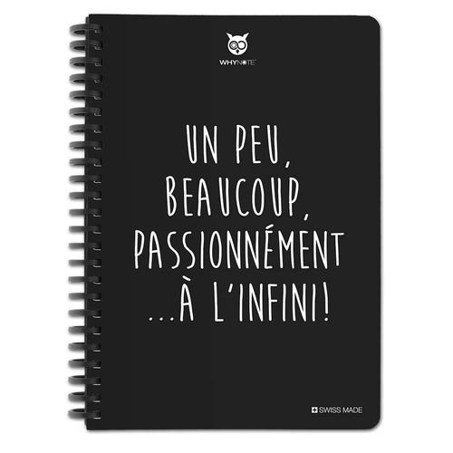 Carnet Effaçable Réutilisable A5 "Un Peu Beaucoup" + Stylo - Whynote