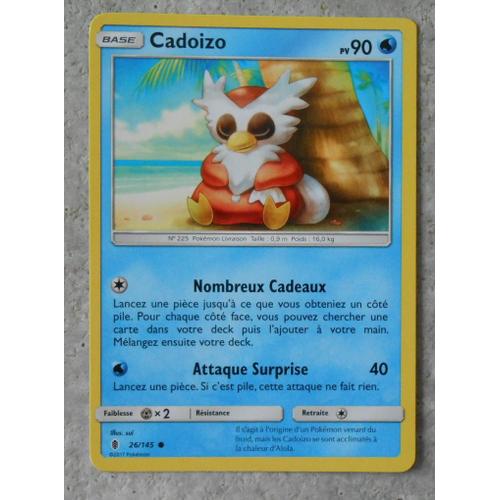 Pokémon - 26/145 - Cadoizo - Sl2 - Soleil Et Lune - Gardiens Ascendants - Commune