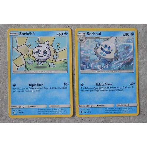 Sorbebe 33/145 - Sorboul 34/145 - Soleil & Lune 2 - Gardiens Ascendants - Vf