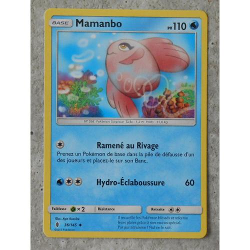 Pokémon - 36/145 - Mamanbo - Sl2 - Soleil Et Lune - Gardiens Ascendants - Peu Commune